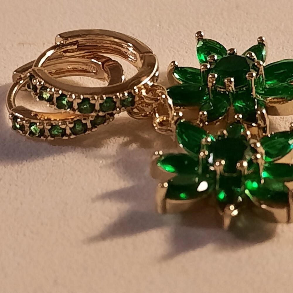 Brand New Handmade 18k Gold Plated Luxury Earrings